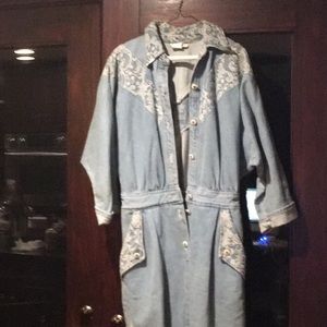 80s Denim dress